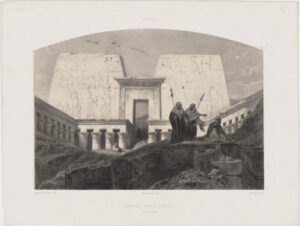 Égypte, Ruines du Temple d’Edfou (Haute-Égypte)