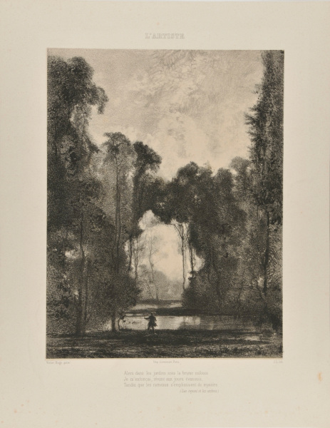 “Alors dans les jardins sous la brume enfouis…”