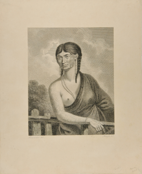 Tattoed Indian Maiden