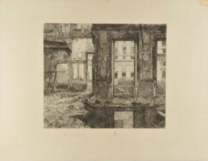 Intérieur du Palais de la Légion d’Honneur après l’Incendie de 1871