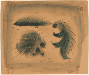 Three Porcupines