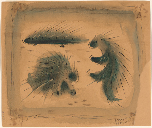 THREE PORCUPINES