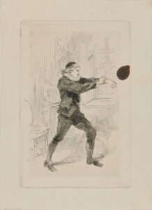 Man Pulling Down his Sleeves