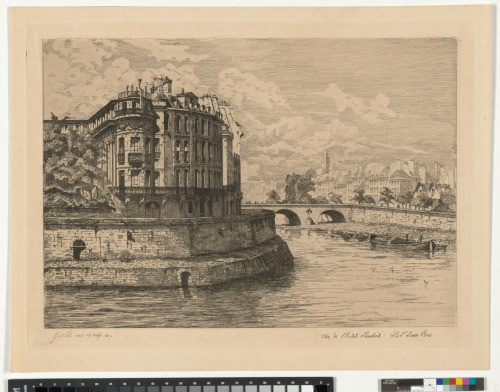 VIEW OF THE HOTEL LAMBERT, PARIS