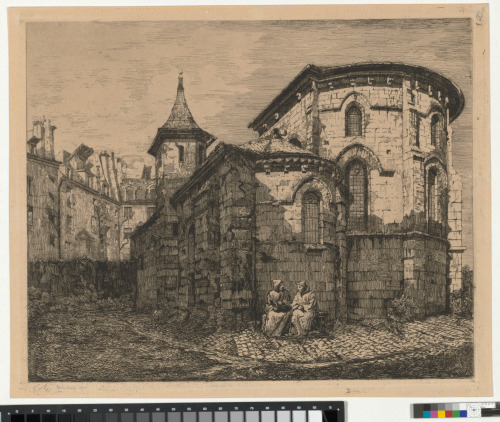 VIEW OF THE APSE OF SAINT-JULIEN-LE-PAUVRE, PARIS