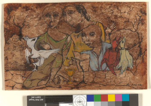 Three Men and Three Birds (Denial by Peter?) - Image 3