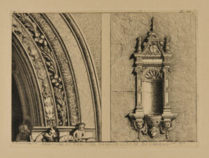 Arcature et Bénitier dans l’Eglise de Bourneau