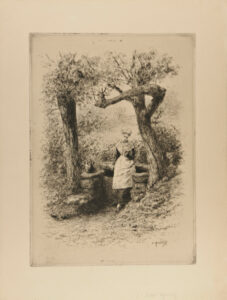 Paysanne à la Fontaine