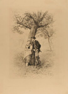 Paysanne et Chasseur