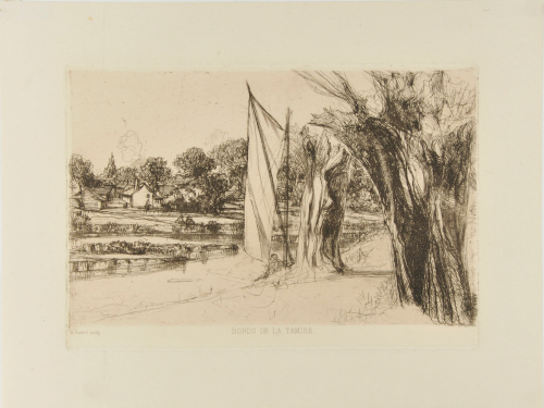 Thames Ditton - with a sail