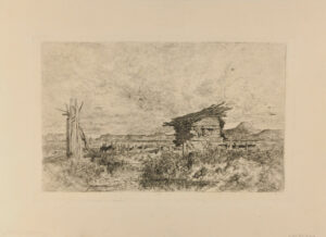 Landscape: Old Shack on a Plain