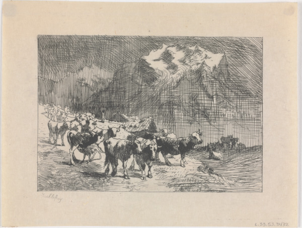 Un troupeau de vaches dans l’Oberland - Image 1