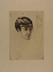 Portrait Study of a Young Girl’s Head