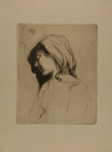 Profil de Fillette Blonde