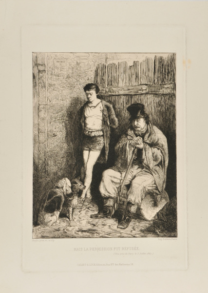…Mais la Permission fut Refusée (Tout près de Paris le 5 Juillet 1867)