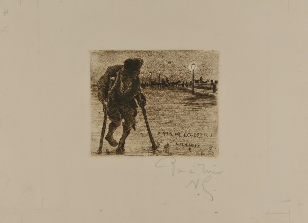 INVITATION CARD TO DINNER AT THE SOCIÉTE DES ECLECTIQUES