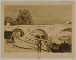 Le pont Marie, d’après nature