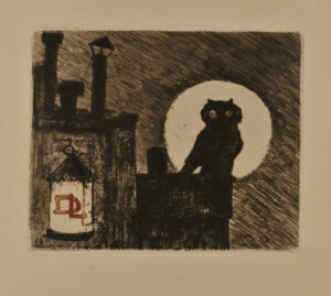 Cul-de-lampe pour le portfolio de l’editeur L. Dumont