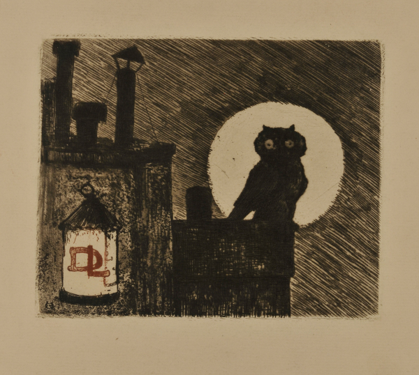 Cul-de-lampe pour le portfolio de l’editeur L. Dumont