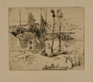 Auvers-sur-Oise vu depuis Chaponval