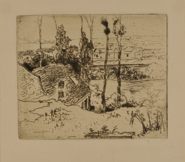 AUVERS-SUR-OISE, VIEW FROM CHAPONVAL