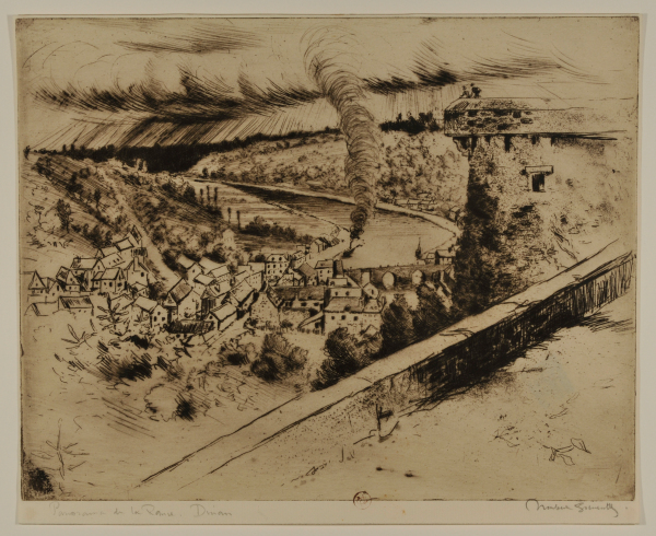 PANORAMIC VIEW OF THE RANCE RIVER, DINAN
