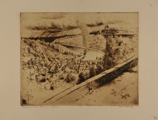 PANORAMIC VIEW OF THE RANCE RIVER, DINAN