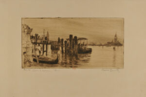 Ponton de bateaux, Venise