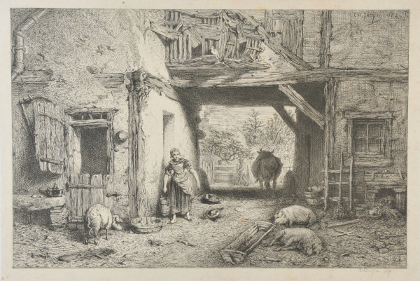 Intérieur de ferme