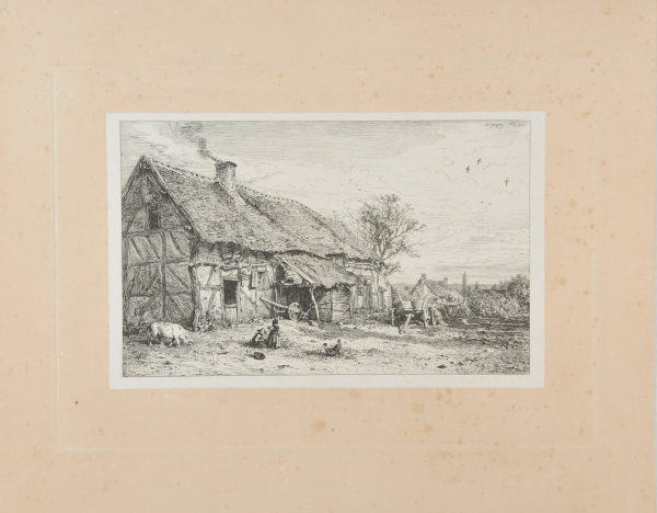 Paysage: Chaumière de paysans - Image 2