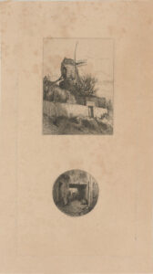 Petit moulin à Montmartre; Dessous de porte