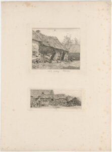 Maison de paysan à Cricey; Masures
