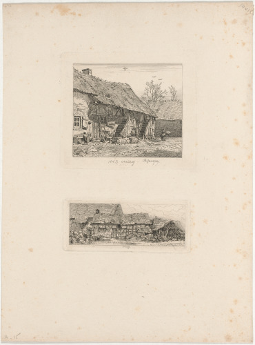 PEASANT'S HOUSE IN CRICEY; SHACKS