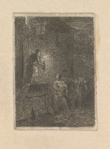 Porte d’auberge (effet de lumière)