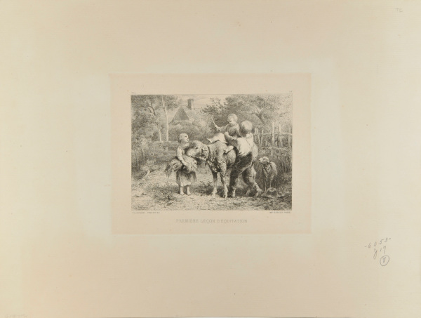 Première leçon d’équitation