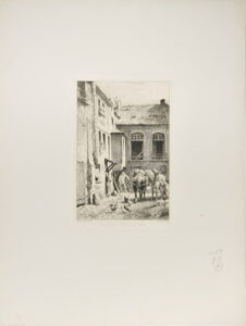 Une Cour à Paris en 1865