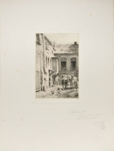 Une Cour à Paris en 1865