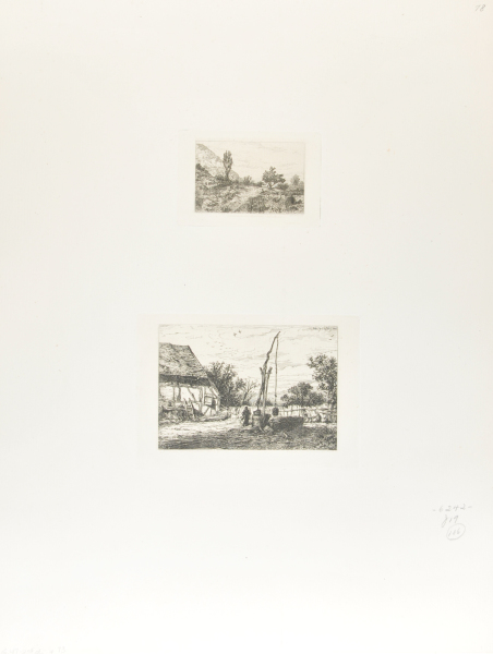 Paysage. 1844 / Paysage: Puits.