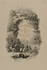 Frontispiece from the book “Charles Dickens, Le Baron de Grogzwig (Paris: L. Curmer, 1841)”