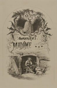 Frontispiece from the book “Paul Gavarni, Madame Acker (Paris: L. Curmer, 1842)”