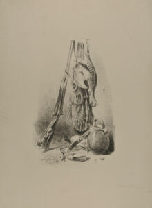 Guns and dead pheasant