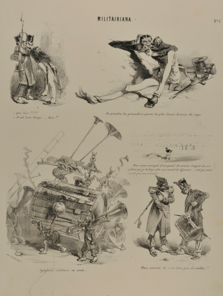 Plate 6 from the series “Militairiana”