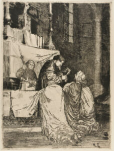 Communion in the Church of Saint Médard