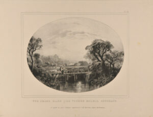 Vue prise dans les Vosges, Soleil Couchant