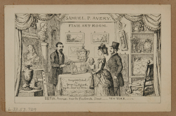 Calling Card for Samuel Putnam Avery - Image 2