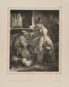 Pauvre assis dans la rue