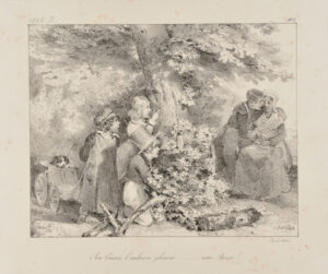 Son cousin l’embrasse joliment…notre bonne!