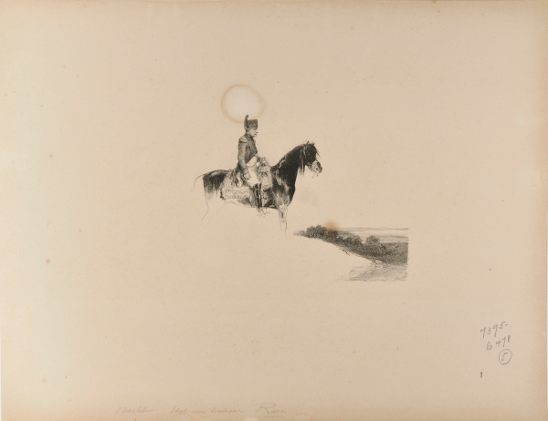 SKETCH OF NAPOLEON ON HORSEBACK