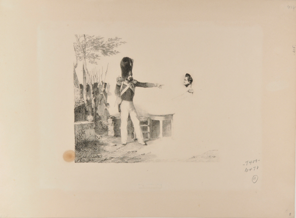 GRENADIER OF THE NATIONAL GUARD AND AN OFFICIER