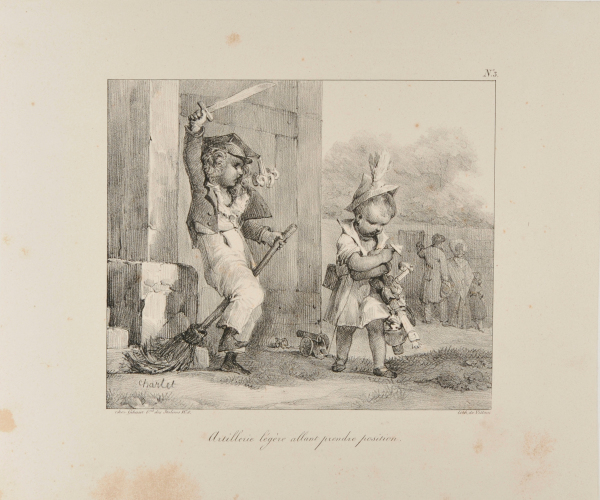 Artillerie légère allant prendre position